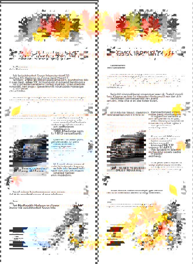 Høstfest i Bergen 21. oktober 2017